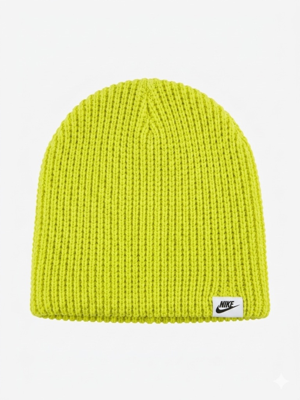 Nike Kids Neon Lime Waffle Knit Beanie